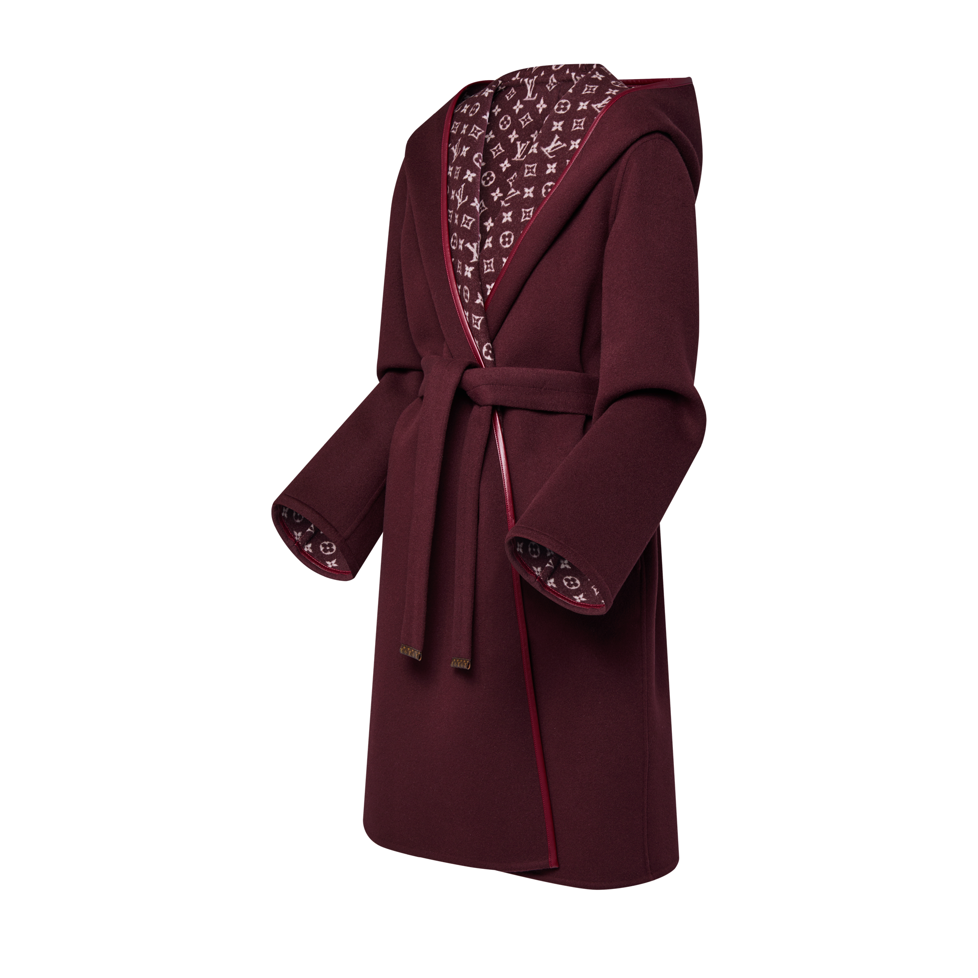 Signature Long Hooded Wrap Coat - Men - Discontinued Product